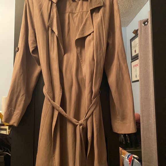 Trench Coat light Beige/green - Picture 3 of 4
